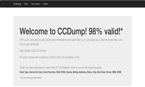 CCDump market